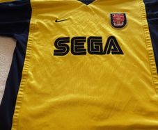 Original Arsenal 1999-2001  Away Jersey Nike SEGA L Vintage