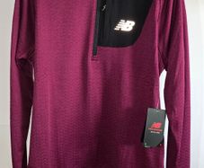 Brand New New Balance Heat Grid Half Zip Running Top With Tags Size M