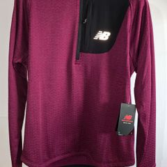 Brand New New Balance Heat Grid Half Zip Running Top With Tags Size M