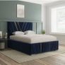 Bed frame 6ft super king with ottoman gas lift storage Image 5