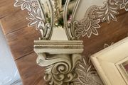 ornate mirror shelf