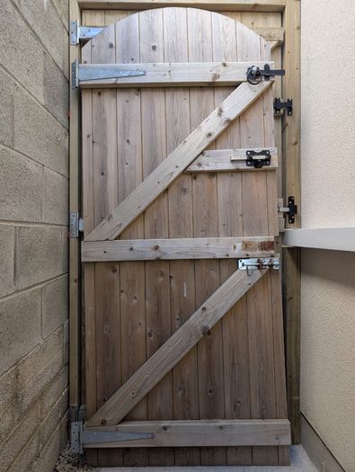 Big Wooden Garden Gate