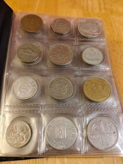 Coin album world coins