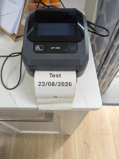 Zebra printer ZP 450