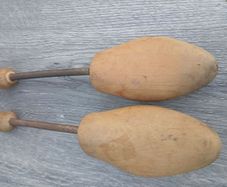 Pair of Vintage Wooden Shoe Stretchers