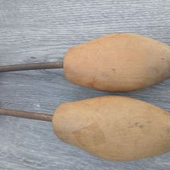 Pair of Vintage Wooden Shoe Stretchers
