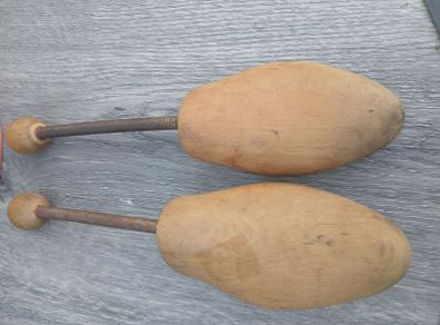 Pair of Vintage Wooden Shoe Stretchers