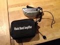 Portable public address tour guide waistband amplifier