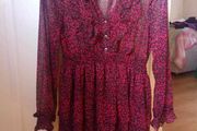 Zara girl ruffled leopard dress, 11-14yr