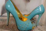 Blue High Heels Size 7