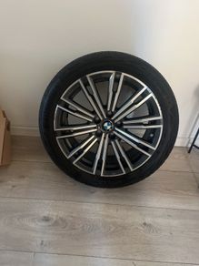 BMW msport 5x112 alloys genuine good year tyres 18"