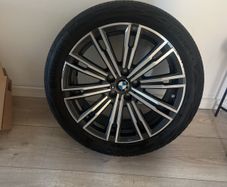 BMW msport 5x112 alloys genuine good year tyres 18"