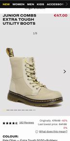 Dr Martens girls utility boots