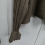 Sarah Pacini Taupe Cotton Zipped Cardigan One Size Image 4