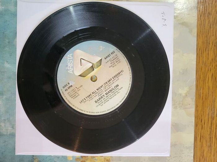 Barry Manilow If I Should Love Again 1982 Arista 7 inch