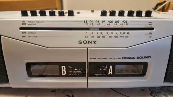 Sony CFS-W305S Portable Radio Cassette Player, sale as radio.