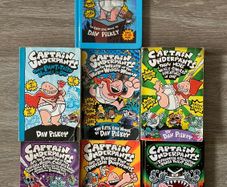 7 Captain Underpants Books - Children's Books