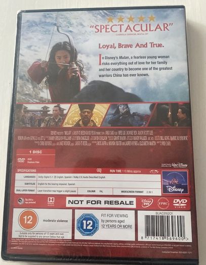Disney's Mulan (2020) [DVD