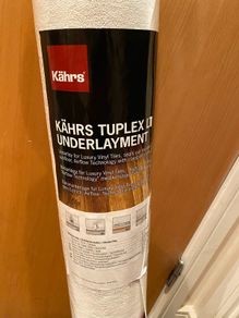 Kahr's Tuplex (LT) underlay for luxury vinyl tiles