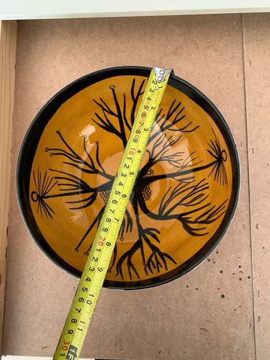 John ffrench Arklow Studio Pottery 1963 large bowl dish Jff