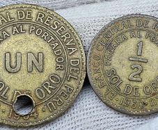 Peru 1960 1/2 Sol de Oro and 1 Sol de Oro 1954??