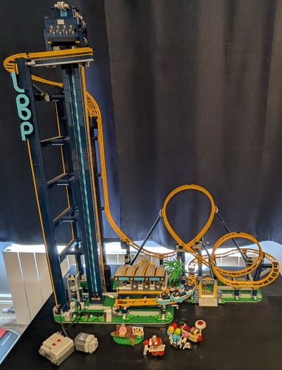 Loop Coaster Lego Set - Complete with instructions + Powered Up Elements