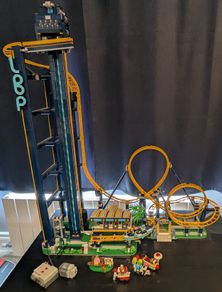 Loop Coaster Lego Set - Complete with instructions + Powered Up Elements
