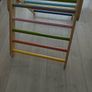 Pikler Triangle Climbing Set with Slide & Climbing Wall/Rocks Image 3