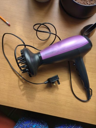 Silvercrest hairdryer + diffuser