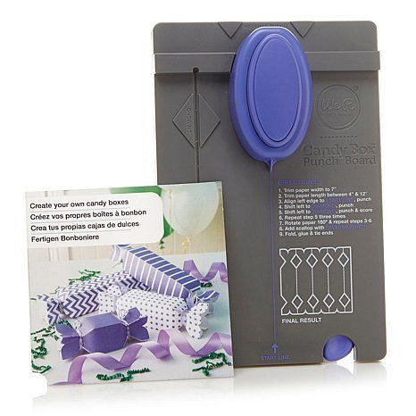 We Are Memoery Keepers - Candy Box Punch Board