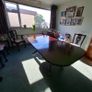 Hand carved Mahogany dinning table with 6 chairs Image 3