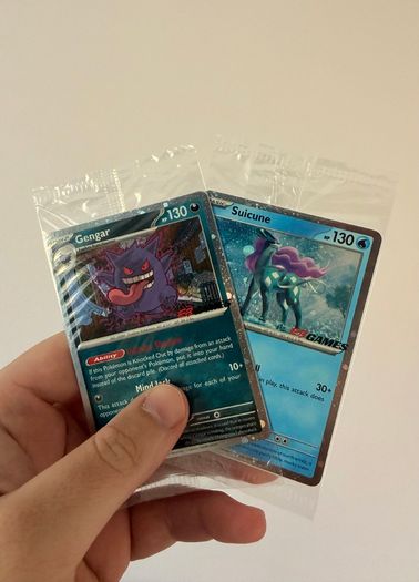 Pokemon - EB Games promos (Gengar,Suicune)