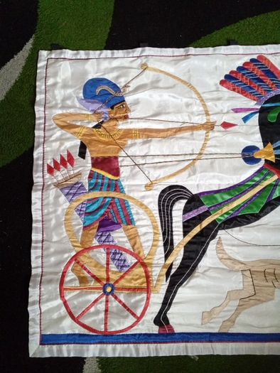 Egyptian applique tapestries wall hangings