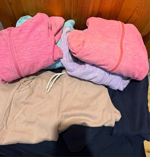 Girls hoddie tracksuit bundle