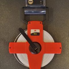 50 meter long fibreglass tape measure