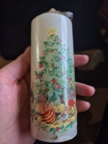 Vintage Christmas Candle