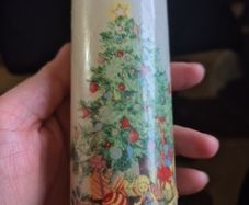 Vintage Christmas Candle