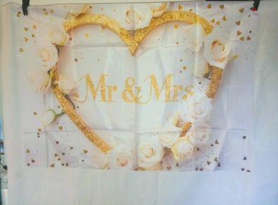 Mr & Mrs Backdrop