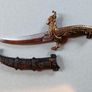 Gothic Skull Plastic Toy Sword With Cover (New). Image 3
