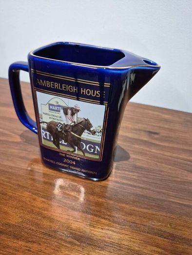 Vintage Martell Cognac 2004 Grand National Ceramic Water Jug - Limited Edition