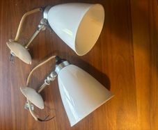 Original BTC Hector Medium Dome Wall Light Pair