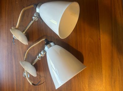 Original BTC Hector Medium Dome Wall Light Pair