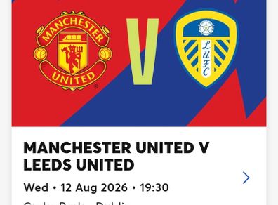 Manchester United v Leeds