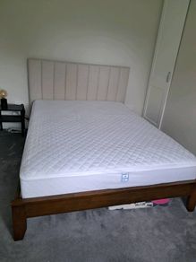 King size bed and mattress