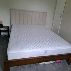 King size bed and mattress
