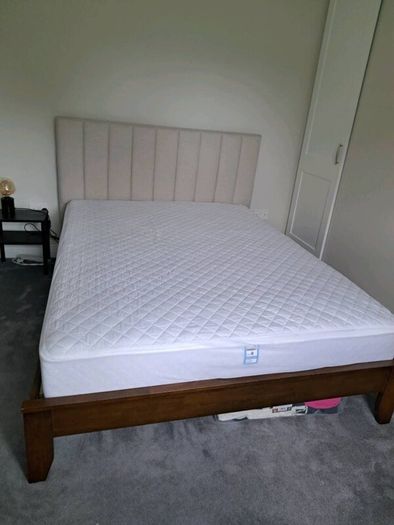 King size bed and mattress