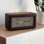 VINTAGE MADISON Battery Powered Vintage Speaker with USB, Bluetooth and AUX-IN Wooden Finish Image 6