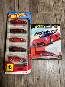 Ferrari set hot wheels premium