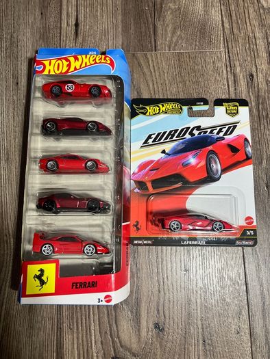 Ferrari set hot wheels premium