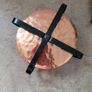 Vintage copper & wrought iron candlesticks Image 3
